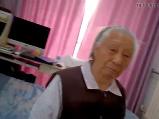 古い 中国の おばあちゃん 取得 ファック, フリー 魅力的な 高解像度の x 定格の フィルム d5