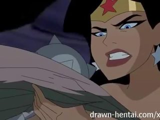 Justice league hentai - dva holky pro batman čurák
